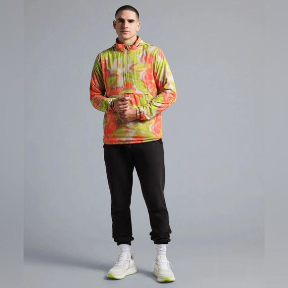 NWT Municipal Sport Utility Anorak Jacket in Wildflower Hooded Windbreaker M - Picture 4 of 13